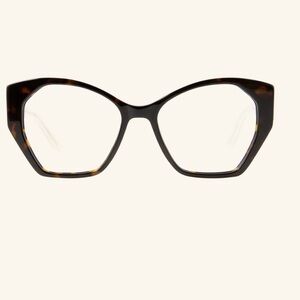 Halston Heritage Tortoise Shell Cat-Eye Glasses HALSTON HH 2006 no Case No Box